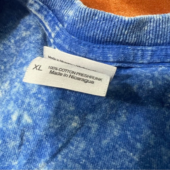 Vintage Life is Good Hawaii Embroidered Bleach Dye T-shirt Gildan Preshrunk - Picture 4 of 7